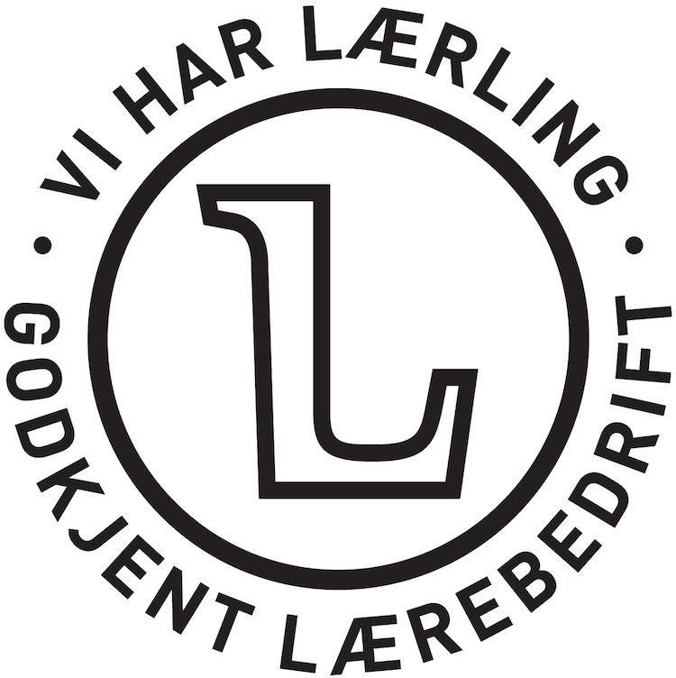 Vi er godkjent lærebedrift Vi er godkjent lærebedrift