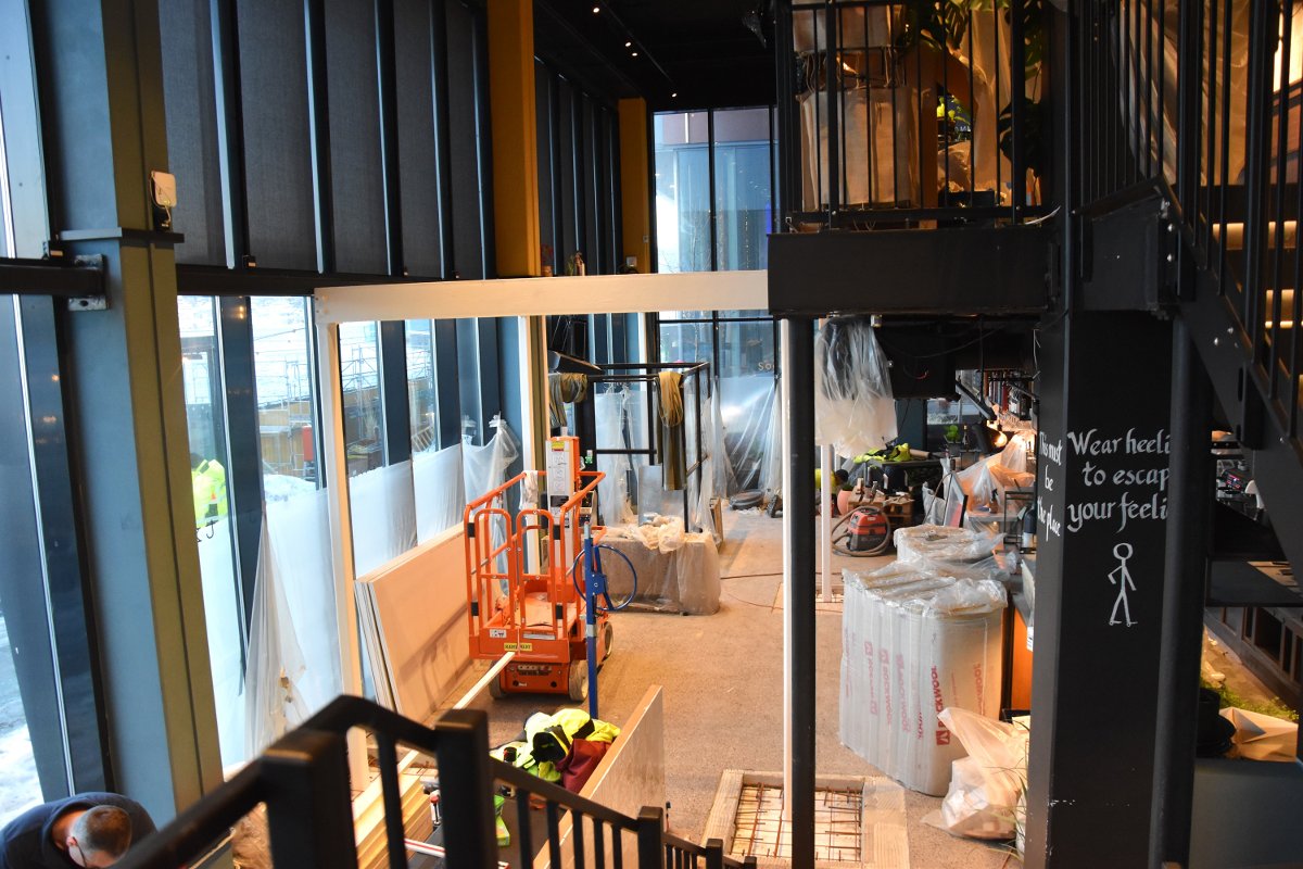 Sjøbaren. Utvidelse av 2. etg mesanin